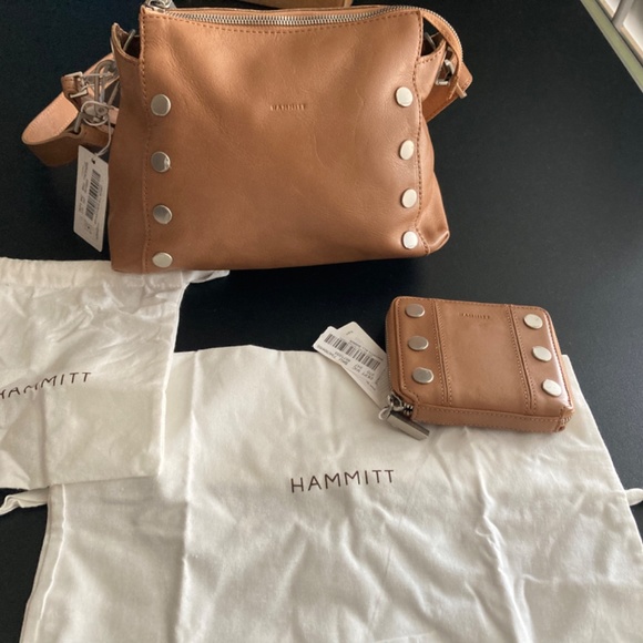 Sold but hv anthr  will post later Hammt Bryant Medium Studded Leath Satchel Bag - Picture 3 of 7